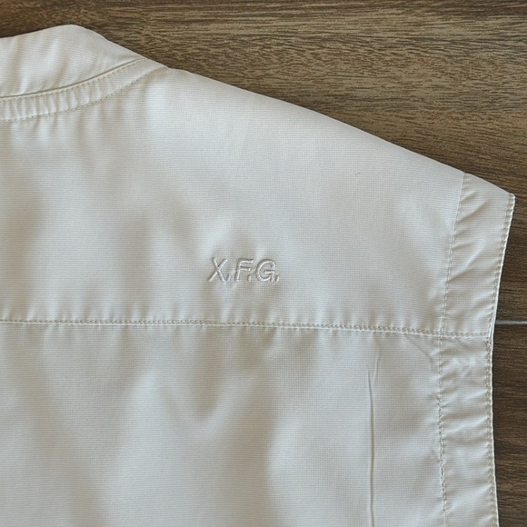 IZOD X-treme Function Golfwear Beige Windbreaker Pullover Vest, XXL - Picture 12 of 13